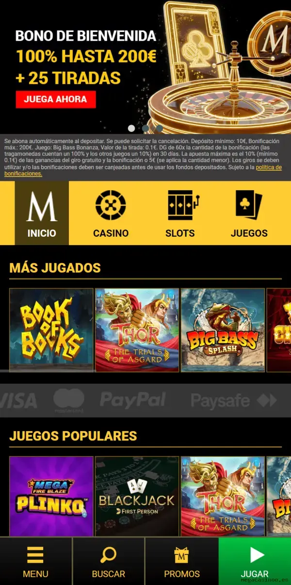 Mega Casino Captura de pantalla 3